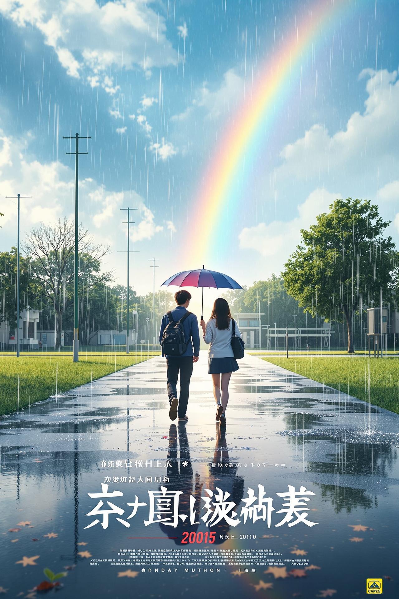 雨后彩虹的操场 - 成人免费观看视频青春校园剧海报
