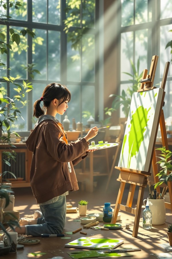 画室的午后阳光 - 成人免费观看视频青春校园剧海报
